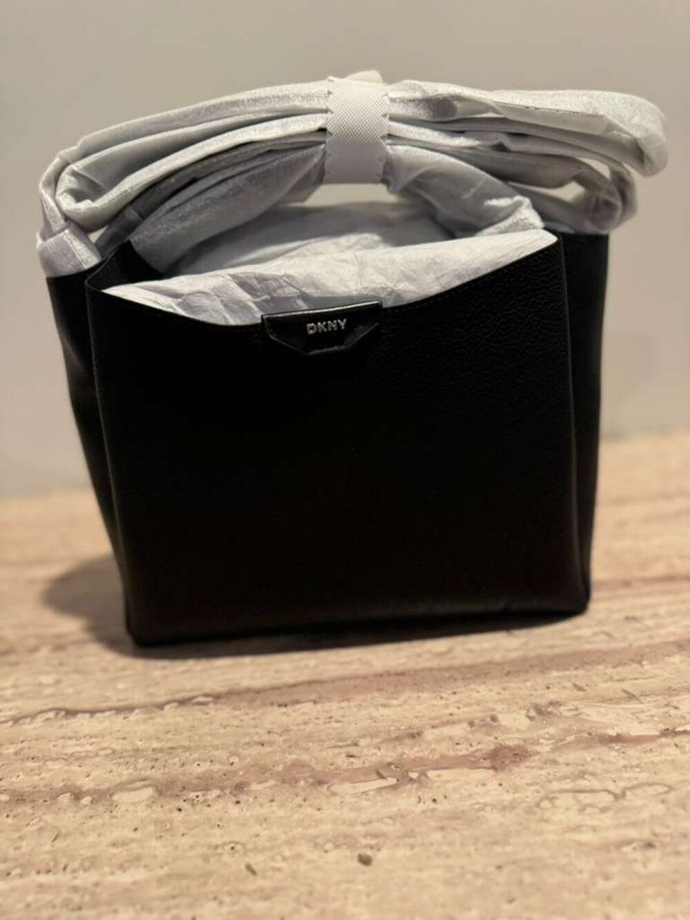 DKNY Woman Black Small Willa Satchel Top Handle Bag